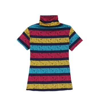 2020 Nové Jar Leto Európskej Oblečenie Pleuche T-shirt Módny Vzor Ženy Viskóza Topy Ropa Mujer Klesnutie Tričko Tee T02225