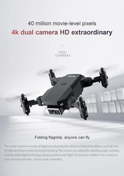 2020 nové mini RC drone 4K HD kamera WiFi Fpv tlak vzduchu, nadmorská výška výživného 15 minút, výdrž batérie skladacia Quadcopter hračka