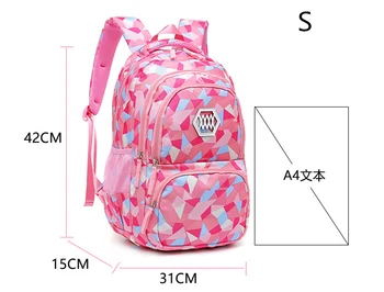 2020 Nové Módne Školské tašky Pre Dievčatá, Nepremokavé, Ľahké Hmotnosť Deti Batoh Bookbags Tlač Deti Školský Batoh mochila
