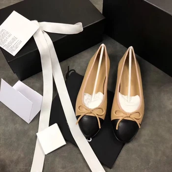 2020 Nové Priedušná Balet Ploché Hot Predaj Originálne Kožené Topánky, dámske topánky, veľkosť 34-41Elegant Pohodlné Pani Móda topánky