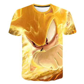 2020 Nové Sonic Youth t shirt Deti Oblečenie Sonic the hedgehog tričko Pre Baby Chlapci T-shirt Deti, Oblečenie Pre Dievčatá Tee Topy