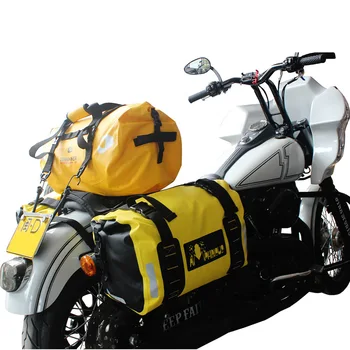 2020 Nové Čierne PVC Mäkké Motocykel, Nepremokavé Tašky Nepremokavé Hornej Prípade Motocicleta Zadné Sedadlo Tašky Suché Veľké Cestovné Batožiny