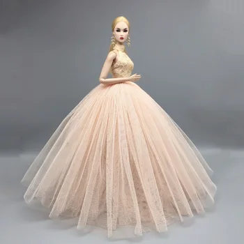 2020 Nové Šaty + Závoj / Ručné večierok Svadobné šaty Čipky oblečenie, oblečenie pre 1/6 barbie FR2 xinyi kurhn ST bábika