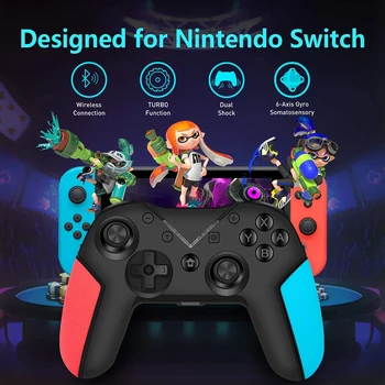 [2020 Novú Verziu] Bluetooth Radič Bezdrôtovej Pre Nintendo Switch Radič Tlačítkový Ovládač Pre Nintendo Konzoly Prepínača