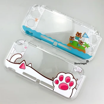 2020 Nový Transparentný Tvrdé Ochranné puzdro Pre Nintendo Prepínač Lite Konzoly Animal Crossing Kryt na Ochranu NS Prepínač lite