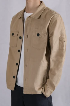 2020 Nový štýl značky bunda mužov bežné retro bundy pre mužov módne voľné pohodlné jacket mens pekný bundy muž Jaqueta