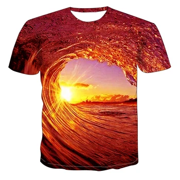 2020 nuevo cielo estrellado cielo 3d camiseta para hombre estampada verano Bežné Hombre camiseta camisetas camiseta Streetwear
