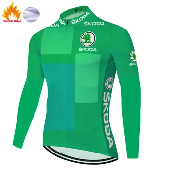 2020 pro team ciclismo tour zimné Francúzsko cyklistika dres 2020 dlhý rukáv cyklistický dres horských maillot ciclismo hombre