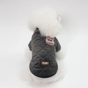 2020 Psa Oblečenie Zimné Bavlna Teplý Kabát Teddy Bišonika psa koberčeky bunda pre Malé Psy Šteňa Psy domáce Zvieratá Zahustiť Pet Oblečenie