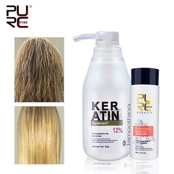 2020 PURC Brazílsky keratín 12% formalin 300 ml keratin treatment shampoo Narovnanie vlasov opravu poškodenia sušič na vlasy keratín