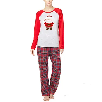 2020 Rodiny Zodpovedajúce Vianočné Pyžamo Sady, Baby, Deti, Dospelých Vianoce Sleepwear Odev Odev Rodiny Bežné Santa Oblečenie Set