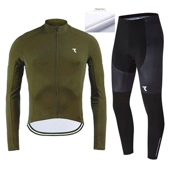 2020 RYZON Thermal Fleece, Cyklistika Dres Nastaviť Pro Team Požičovňa Nosiť Oblečenie, ktoré MTB Bike Racing Nohavice Súprava Ropa Ciclismo Hombre Teplé