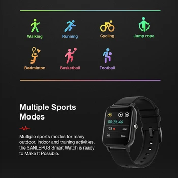 2020 SANLEPUS Smart Hodinky Šport Srdcového tepu Nepremokavé Fitness Náramok Muži Ženy Smartwatch Pre Android Apple Xiao GTS