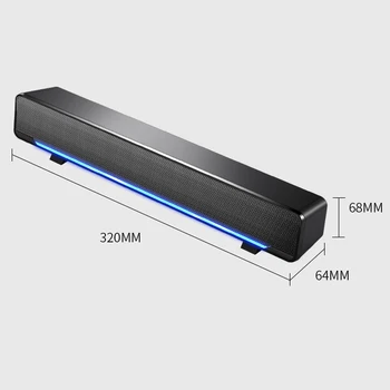 2020 Soundbar Drôtové a Bezdrôtové Bluetooth 5.0 Reproduktor pre TV soundbar s subwoofer Bezdrôtová Zvuk Bar Pre TV prenosné