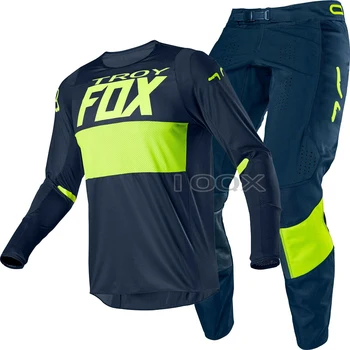 2020 Troy Fox Mx 360 Bann Racing Jersey Nohavice Motocross Dirtbike Offroad Motocross Dospelých Racing Mx Výstroj Nastaviť