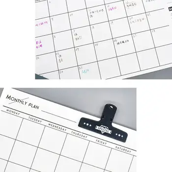 2020 Tvorivé Jednoduché Ploche Plán Mesiac Plán Notebook A3 Harmonogram Kalendár Memo Office Školy Grafické Efekty