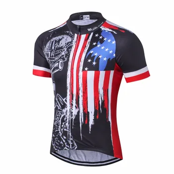 2020 USA cyklistika jersey pánske Cyklistické dresy s Krátkym rukávom letné Pro Cestnej MTB Maillot Ciclismo Požičovňa Topy, tričká Priedušná