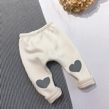 2020 Zimné Detské Nohavice Teplé Fleece Novorodenca Oblečenie Batoľa Pantalones Dieťa Nohavice Velvet Detské Legíny Baby Girl Nohavice