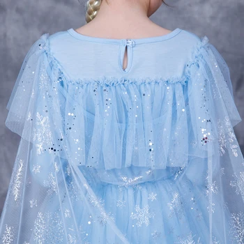 2020 Zimné Elsa Šaty Pre Dievčatá Halloween Girl Cosplay Party Šaty Vianočný Kostým Pre Dievčatá Princezná Šaty Deti Anna Oblečenie