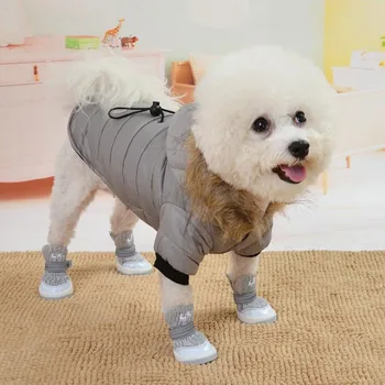 2020 Zimné Psa Oblečenie Super Teplá Bunda Hrubšia Bavlna Kabát Pre Chihuahua Mäkké Malé Domáce Oblečenie Šteňa Hoodies