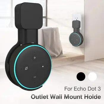2020 Zásuvky v Stene Mount Stojan Záves pre Alexa Echo Dot 3. Držiak Reproduktora Zvuk Box Držiteľ Plug Pracovné Miesto Uloženia Vnútorných