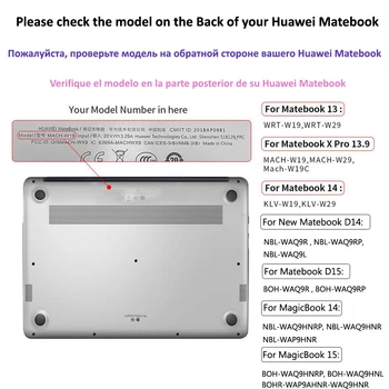 2020 Školy Notebook Príslušenstvo Notebook Prípad pre Huawei Matebook 13 14 X Pro 13.9 Pevný Kryt pre Matebook D14 D15 Pre Magicbook