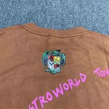 2020ss Scott Travis Jack Kaktus Sheck Wes Mudboy T-Shirt Muži Ženy Najvyššej Kvality Astroworld T Shirt Mens Tees