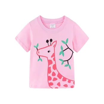 2021 Dievčatá Oblečenie, Detské Odevy Sady Letné Oblečenie Vetement Enfant Fille Ropa Baby Girl Žirafa Bavlna Ubrania Meisjes Kleding