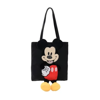 2021 Disney Mickey Mouse Trend Kabelky Bežné Farebné taška mickey Minnie prenosné plátno taška putami na rukách taška Žena Školské Tašky
