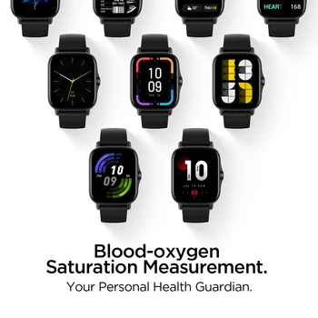 2021 Globálna Verzia Amazfit GTS 2e Bluetooth Smartwatch Saturácie kyslíka v Krvi, Odpovedať na Hovor 5 ATM Smart Hodinky pre Andriod pre IO
