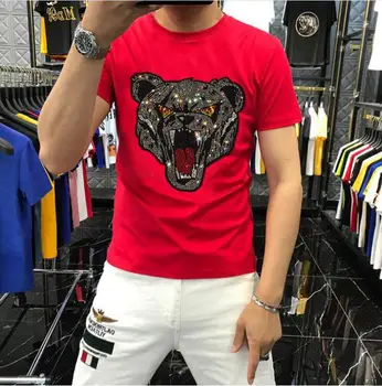 2021 hot predaj letné bavlna vysokej kvality tričko mužov krátke rukávy tričko hip hop T-shirt streetwear Tričko M-5XL