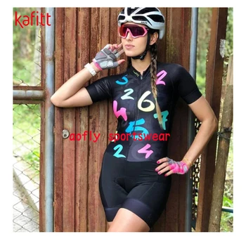 2021 Kafitt Žien Profesionálnej Cyklistike Jumpsuit Súpravy Jednotné Ciclismo Oblečenie Triatlon Skinsuit Sady Gél na Horských Bicykloch Tričko