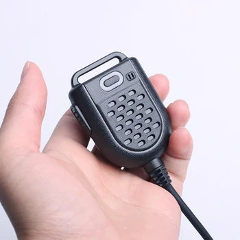 2021 Mini LED Ramenný Reproduktor Mikrofón Pre Kenwood TYT F8 Baofeng UV5R Retevis Rádio Ručné Walkie Talkie Mikrofón Príslušenstvo