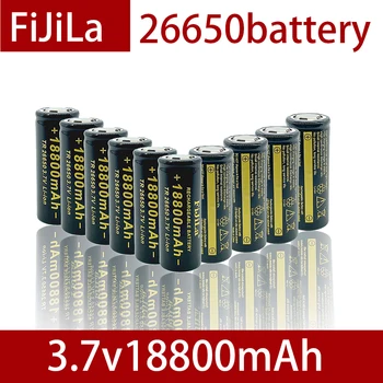 2021 Nové 3,7 V 26650 Batérie 18800mAh Li-ion Nabíjateľná Batéria Pre LED Baterka Horák, Li-ion Batéria akumulátorová batéria