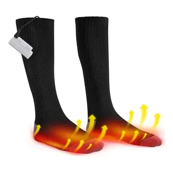 2021 NOVÉ Kúrenie Ponožka Tri Režimy Elastické Pohodlné Vode Odolný Elektrický Teplá Ponožka Nastaviť
