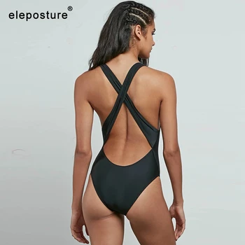 2021 Nové Sexy Tlač Jednodielne Plavky Ženy Plavky Kombinézu Plavky Kríž Späť Plavky Leto, Pláž Nosiť Plávanie Oblek