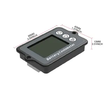 2021 Nové TK15 50/100A Coulomb Počítadlo Kapacity Batérie Tester LCD Displej, Lithium Monitor