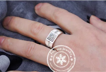 2021 nové Valentína 925 Sterling Silver mužov Prstene pre mužov, Svadobné Zapojenie módne prst šperky R207