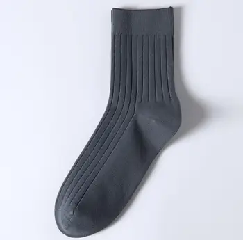 2021 Nový 5 Párov Mužov Ponožky Obchodné Muž Chlapec Tvárny Vynikajúcu Kvalitu Ponožka Módne Ponožka