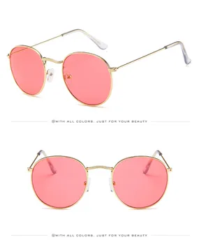 2021 Oválne Klasické Slnečné Okuliare Žien/Mužov Značky Dizajnér Retro Okuliare Ulici Poraziť Nakupovanie Zrkadlo Oculos De Sol
