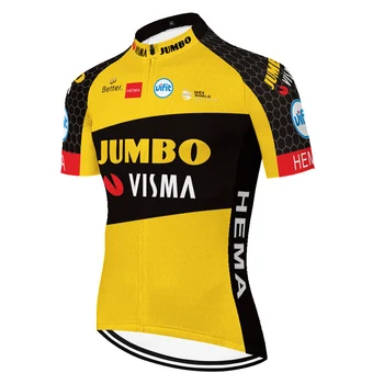 2021 TÍM JUMBO VISMA tenue velo pro homme mužov krátky rukáv cyklistika dres lete rýchle suché wielren tričko heren