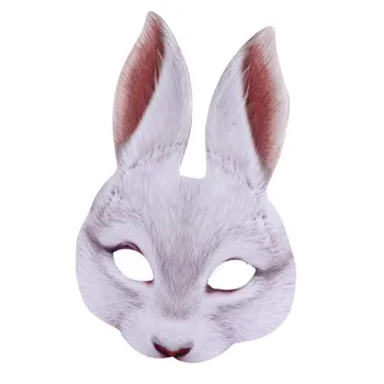 2021 Unisex Dospelých Veľkonočné Strany Bunny bočný Kryt Radostné Králik EVA Gumové Masky Chránič Strany Festival DH Rekvizity