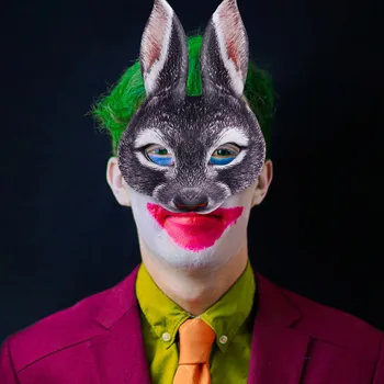 2021 Unisex Dospelých Veľkonočné Strany Bunny bočný Kryt Radostné Králik EVA Gumové Masky Chránič Strany Festival DH Rekvizity