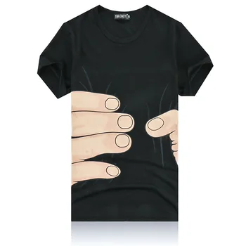 2021New Štýl Letné Nosenie, pánske Krátke rukávy T-shirt pánske 3D Krátky Rukáv T-shirt 825