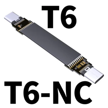 20Gbps USB 3.1 3.2 Typ-C Mužov USB3.2 Typ-C Muž Gen2x2 Údajov Sync & Charge predlžovací Kábel typu c, Kábel FPC FPV Ploché