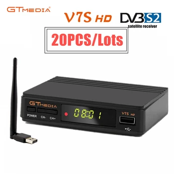 20PCS 1080P Digitálny GTmedia V7S HD Receptor s USB WIFI DVB-S2 Satelitný Prijímač