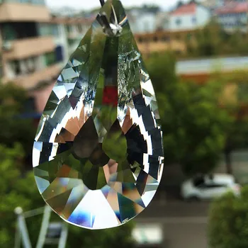20pcs 50mm Jasné K9 Crystal Krásny Luster Dekoračné Osvetlenie Crystal Prívesky, Visí Lesklé Suncatcher Na Vianoce