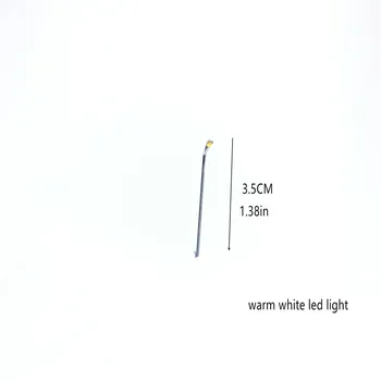 20pcs/lot 1:300 Rozsahu Lamppost Street Light Miniatúrne Medi Svetlo Na Scéne Vlak Layout