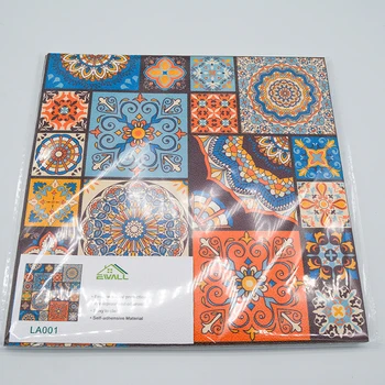 20Pcs/Set Retro Maroko Dlaždice, Stenové Nálepky DIY samolepiace Nepremokavé nástenná maľba Tapety pre Kuchyňu, Kúpeľňu