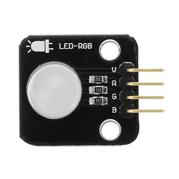 20Pcs/Veľa Full Farebné LED Modul 10 mm Svetlé RGB Rada Elektronických Stavebné Bloky Pre Arduino